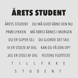 Design5 - Stempel - Riv Den STUDENTER Tekster - D500216C