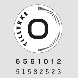 Design5 - Stempel - Tillykke lllll - D500218C