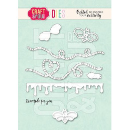 Craft & You - Bee Honey Set - CW342