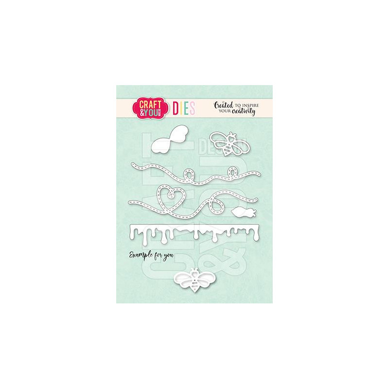 Craft & You - Bee Honey Set - CW342