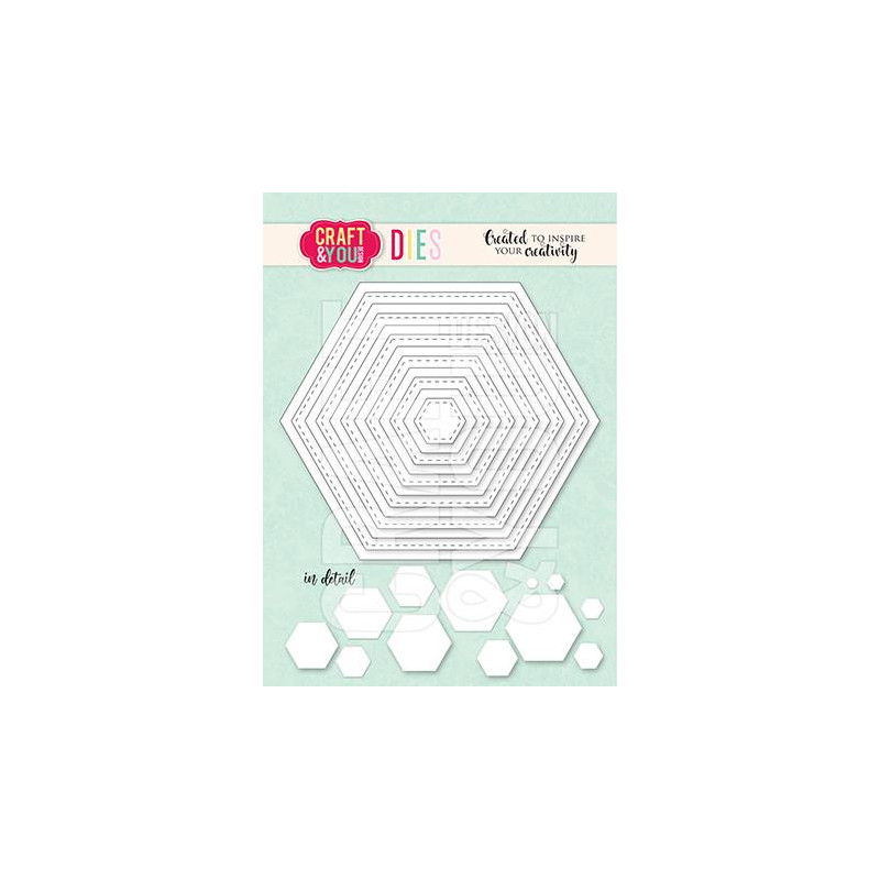 Craft & You - Hexagon Base Set - CW343