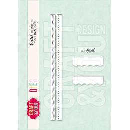 Craft & You - Small Borders Decorative Stiches - CW350