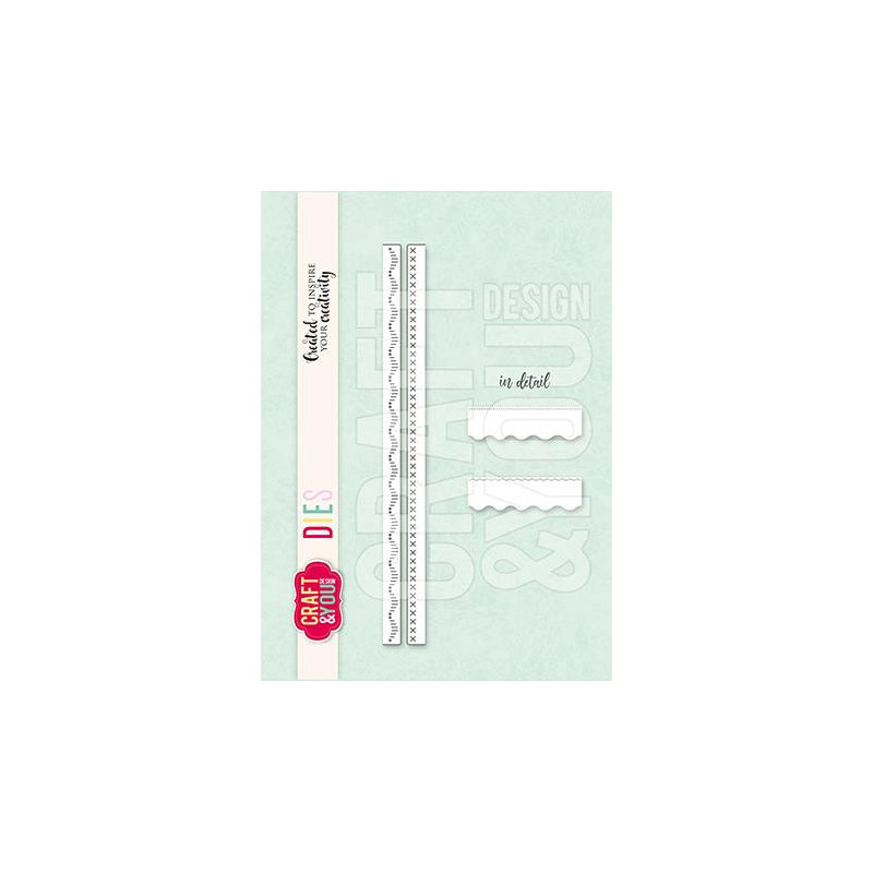 Craft & You - Small Borders Decorative Stiches - CW350