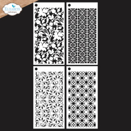 Elizabeth Craft Designs - Stencils - Art Journal Specials - Journal Stencils 7