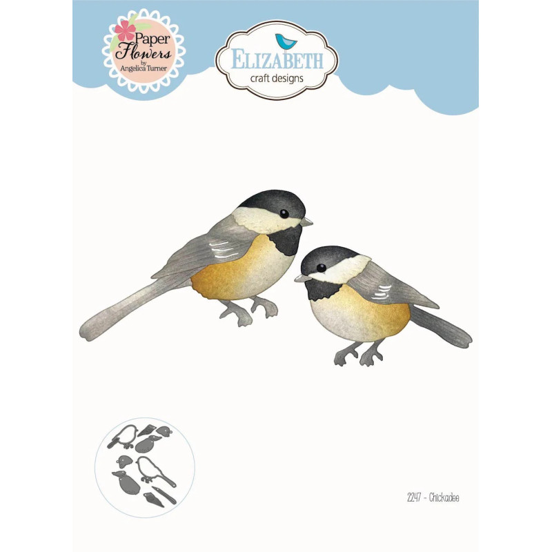 Elizabeth Craft Designs - Paper Flowers - Chickadee