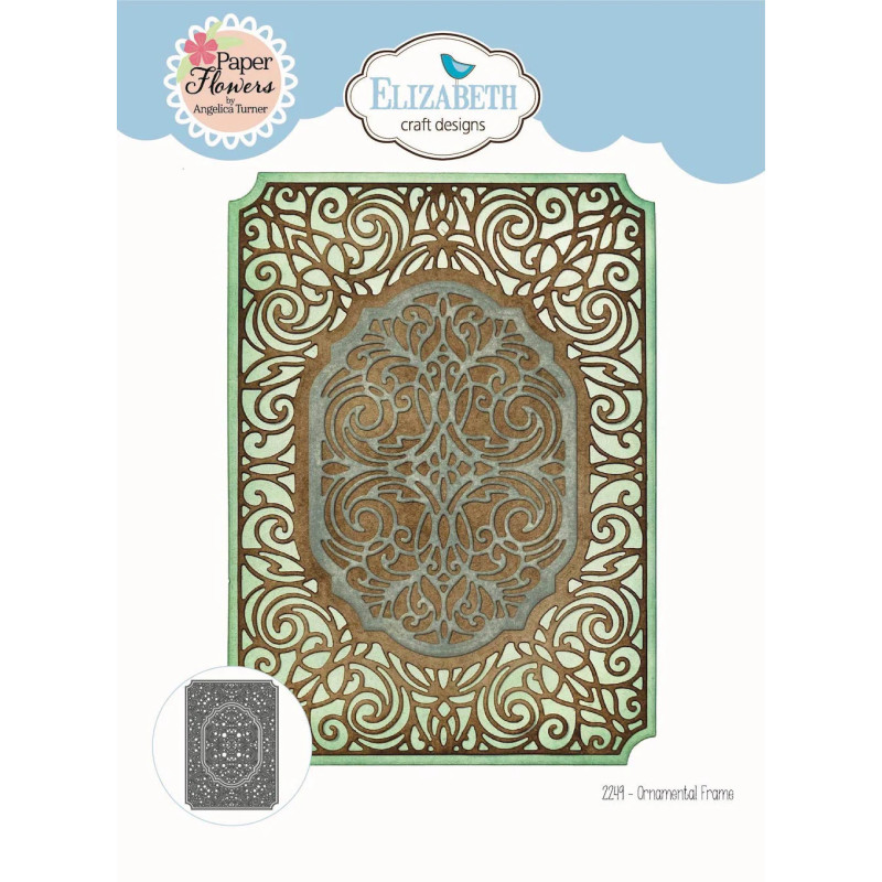 Elizabeth Craft Designs - Paper Flowers - Ornamental Frame