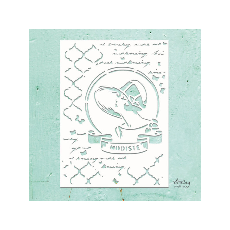 Mintay Papers - Stencil 6x8 - Mixed 2
