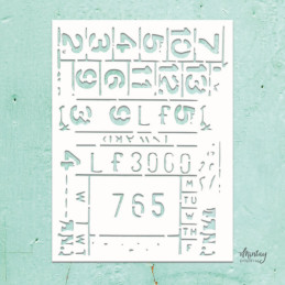Mintay Papers - Stencil 6x8 - Mixed 3