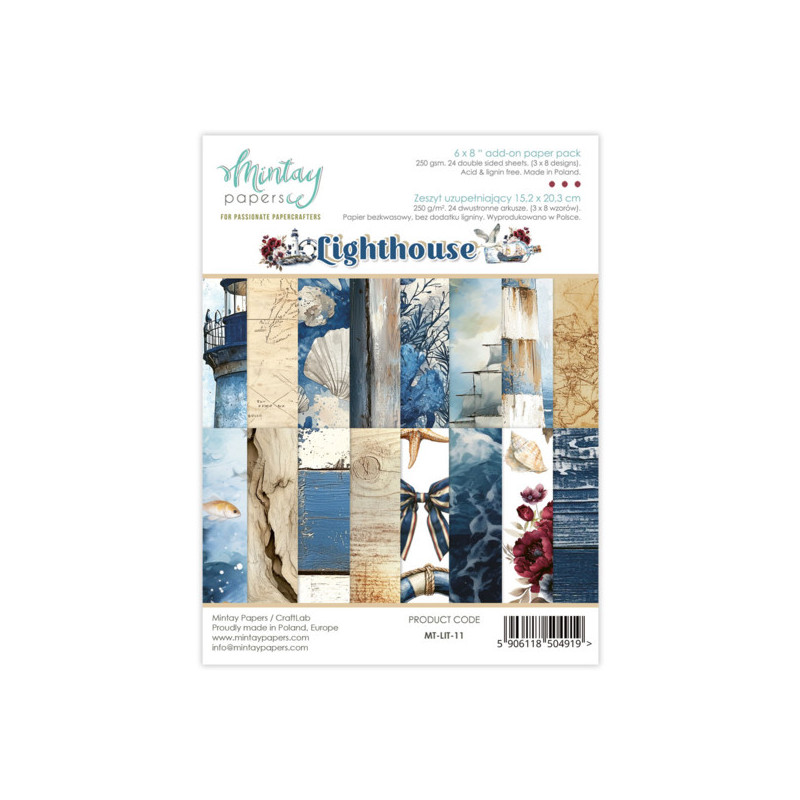 Mintay Papers - Add On Paper Pad - Lighthouse