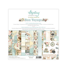 Mintay Papers - Papirblok 20x20 - Bon Voyage