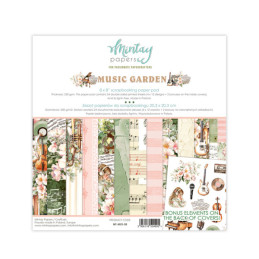Mintay Papers - Papirblok 20x20 - Music Garden