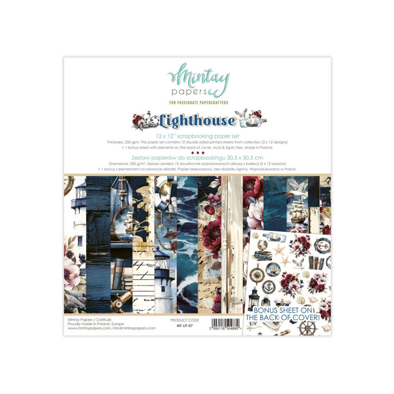 Mintay Papers - Papirpakke 30x30 - Lighthouse