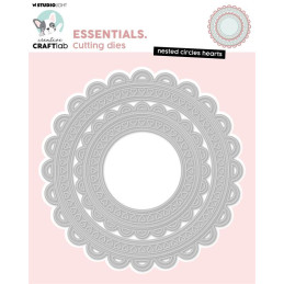 Studio Light - Nested Circles Hearts - CCL-ES-CD1007