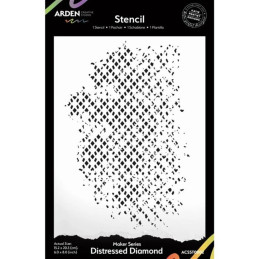 Arden Creative Studio - Stencil - Maker Series - Distressed Diamond