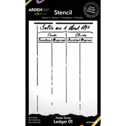 Arden Creative Studio - Stencil - Maker Series - Ledger