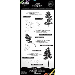 Arden Creative Studio - Clear Stamp - Maker Series - Sentiment Clusters