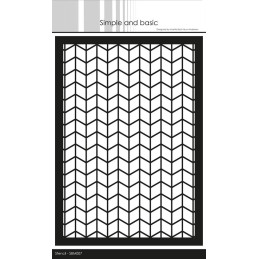 Simple And Basic - Stencil - Chevron