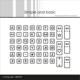 Simple And Basic - Alphabet Chips - SBD555