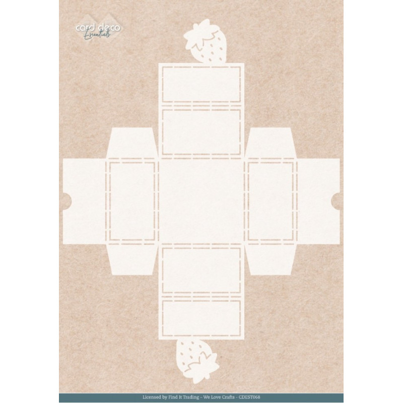 Card Deco Essentials - Stencil A4 - Sweet Box