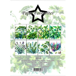 Paper Favourites - Papirpakke A6 - Herbs - PFA578