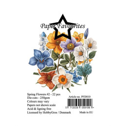 Paper Favourites - Die Cuts - Spring Flowers 2 - PFD010