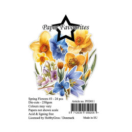 Paper Favourites - Die Cuts - Spring Flowers 3 - PFD011