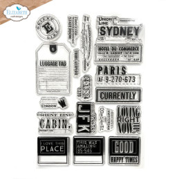 Elizabeth Craft Designs - Stamps - Planner Essentials - Travels From The Past 3