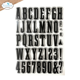 Elizabeth Craft Designs - Stamps - Planner Essentials - Bold Alphabet