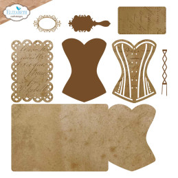 Elizabeth Craft Designs - Art Journal Specials - Laced Up
