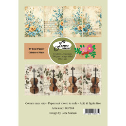 By Lene - Papirpakke A5 - Colours Of Music - BLP264