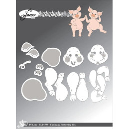 By Lene - Happy Pigs - BLD1755