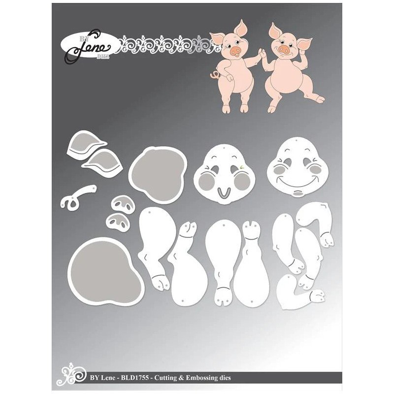 By Lene - Happy Pigs - BLD1755