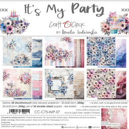Craft O'Clock - Papirpakke 20x20 - It's My Party