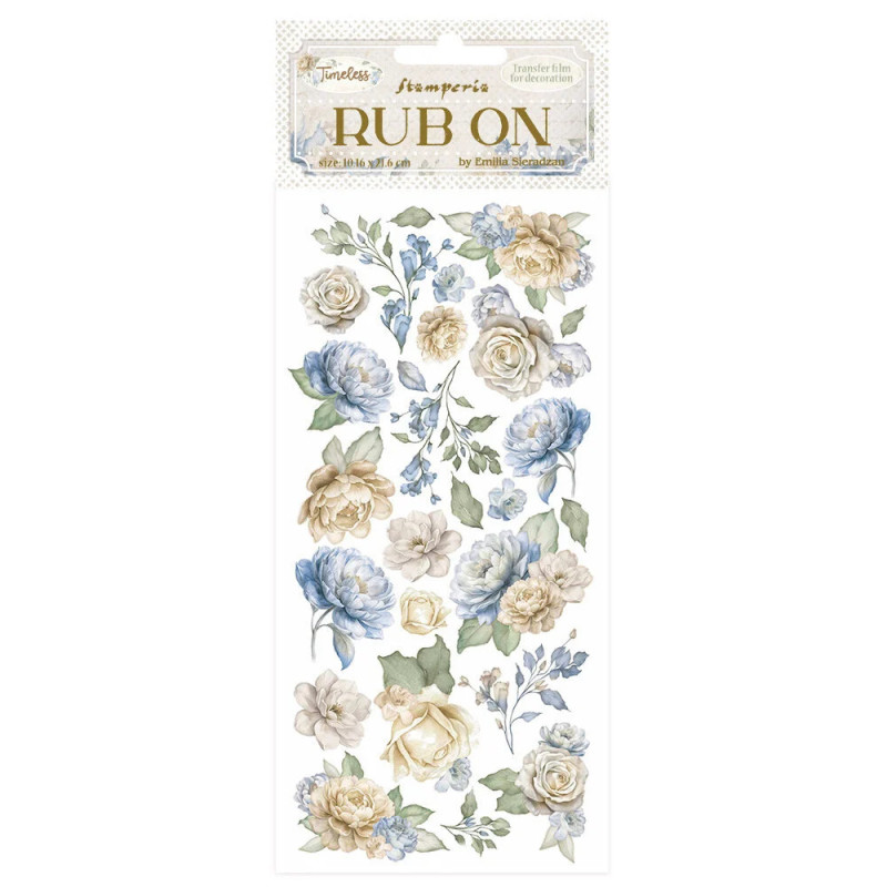 Stamperia - Rub-On - Timeless - Flowers - DFLRB160