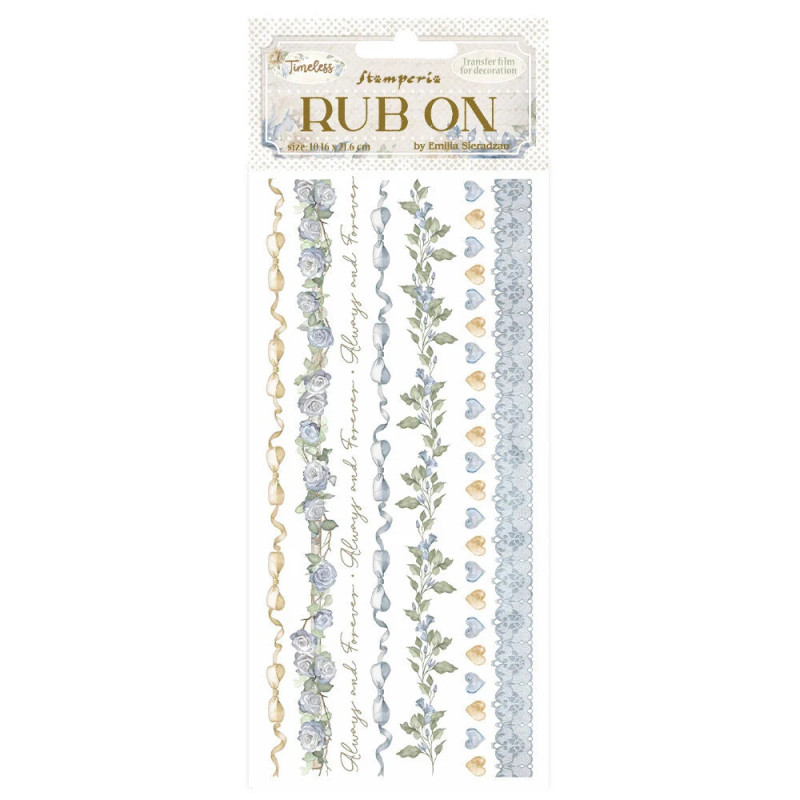 Stamperia - Rub-On - Timeless - Stripes - DFLRB165