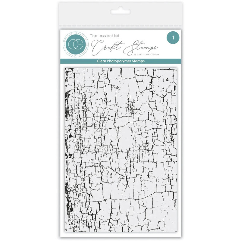 Craft Consortium - Clear Stamps - Cracked Surface