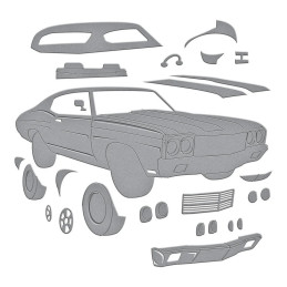 Spellbinders - Classic Road Legends - Muscle Car - S4-1443
