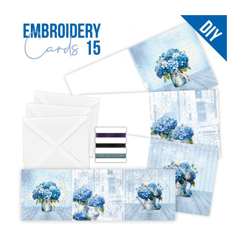 Stitch And Do Cards 15 - Blue Meadow