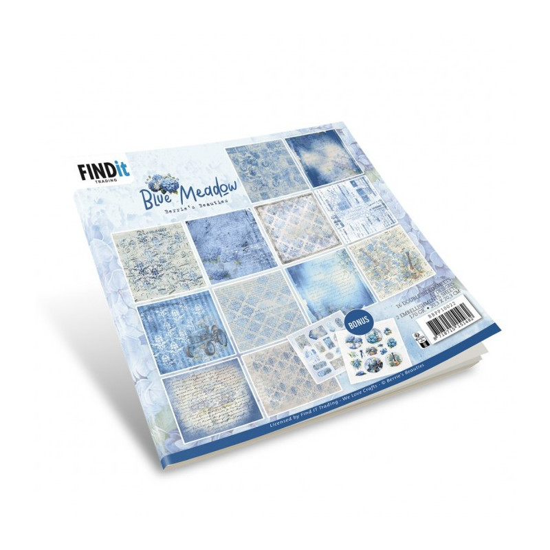 Berries Beauties - Papirblok - Blue Meadow - BBPP10022