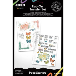Arden Creative Studio - Rub-On Transfer Set - Page Starters