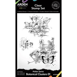 Arden Creative Studio - Clear Stamp - Maker Series - Botanical Clusters