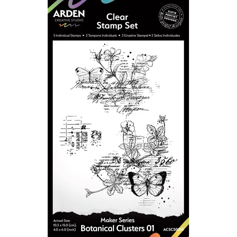 Arden Creative Studio - Clear Stamp - Maker Series - Botanical Clusters