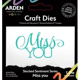 Arden Creative Studio - Stacked Sentiment Series - Miss You