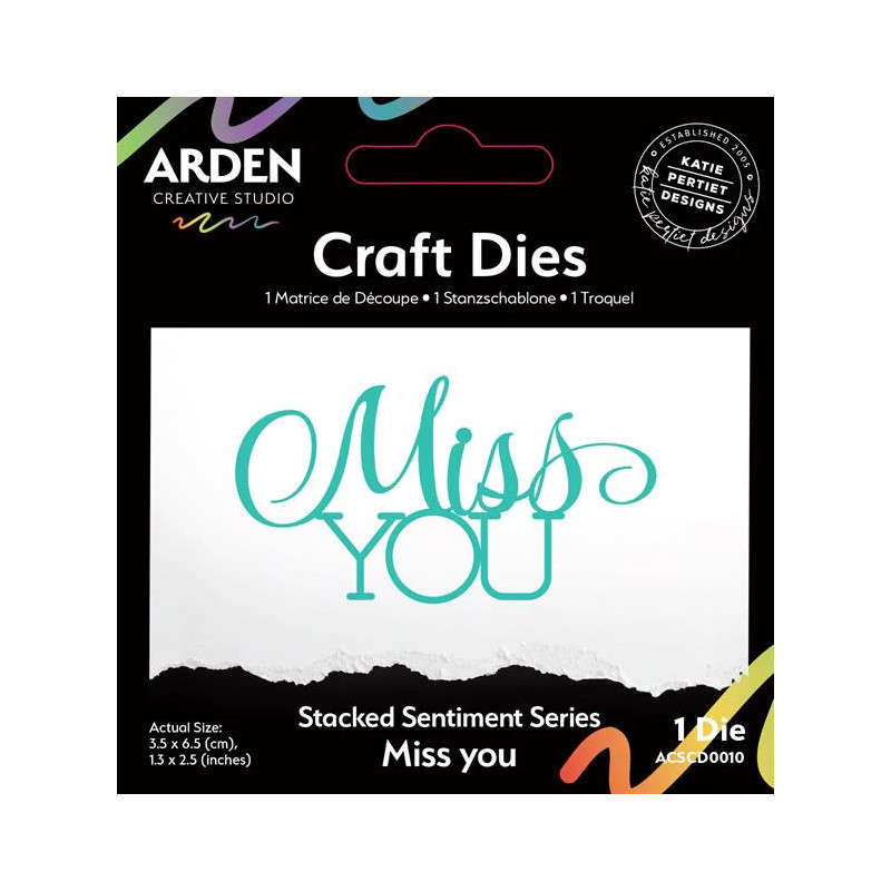 Arden Creative Studio - Stacked Sentiment Series - Miss You