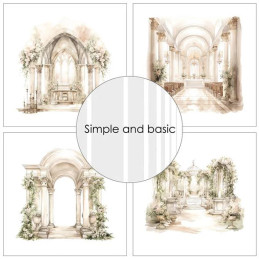 Simple And Basic - Papirpakke 15x15 - A Sense Of Romance - SBP550