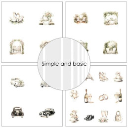 Simple And Basic - Papirpakke 30.5x30.5 - All That Love - SBP751