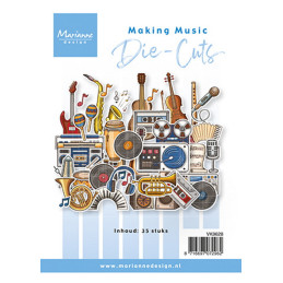 Marianne Design - Die-cuts - Making Music - VK9628