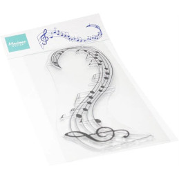 Marianne Design - Clear Stamps - Music Swirl - CS1174
