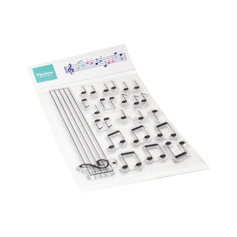 Marianne Design - Clear Stamps - Musical Notes - CS1175
