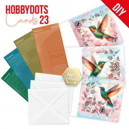Dot And Do Cards 23 - Hummingbirds
